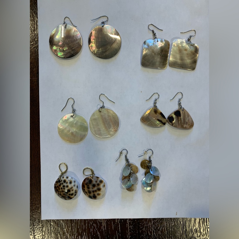 Six Pairs of Earrings